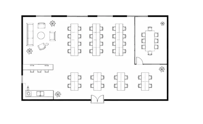 พื้นที่เปิดโล่ง (Open Plan)