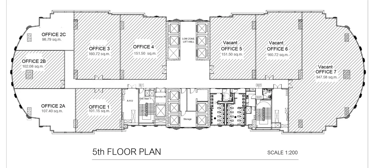 ผังชั้น - อาคารแอทธินี ทาวเวอร์ ผังชั้น - อาคารแอทธินี ทาวเวอร์