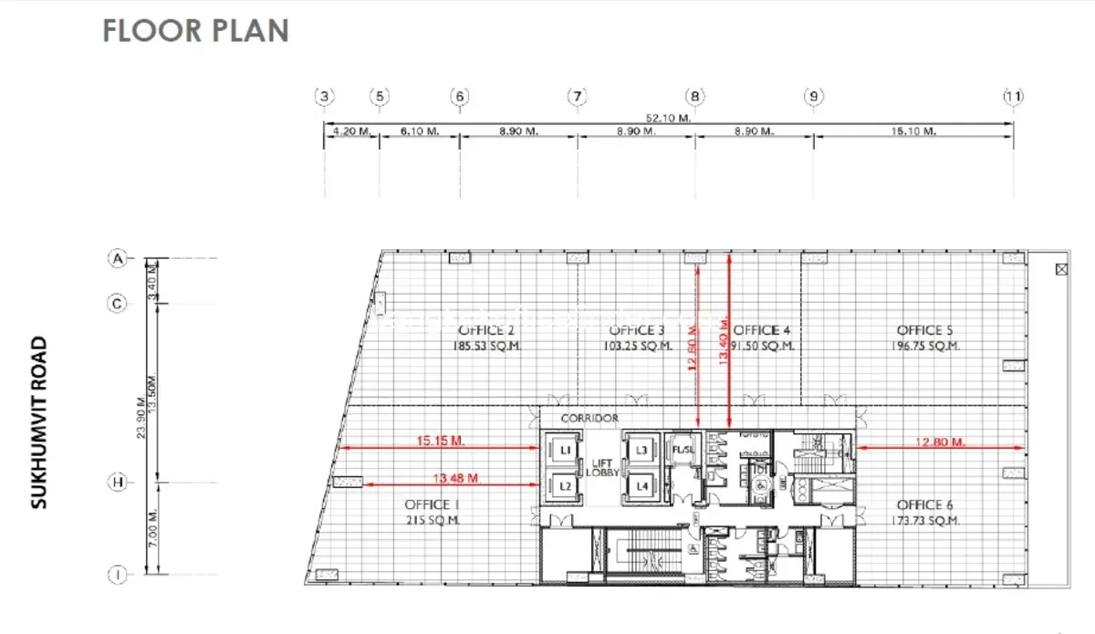 ผังชั้น - อาคารเอสเมโทร ผังชั้น - อาคารเอสเมโทร