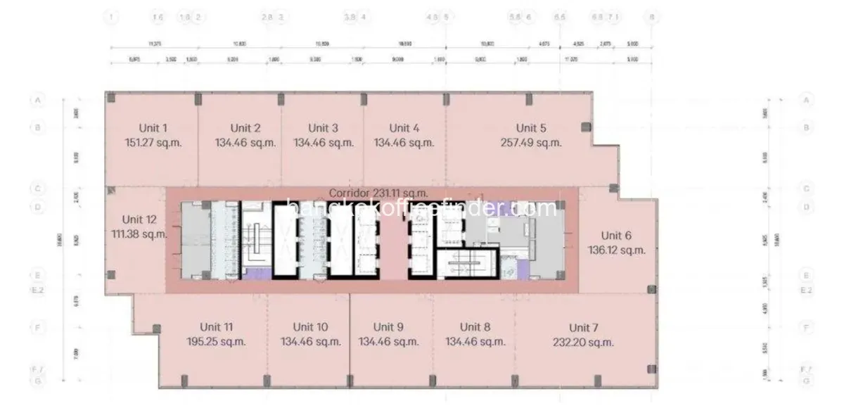 ผังชั้น - อาคารเอแพค ทาวเวอร์ ผังชั้น - อาคารเอแพค ทาวเวอร์