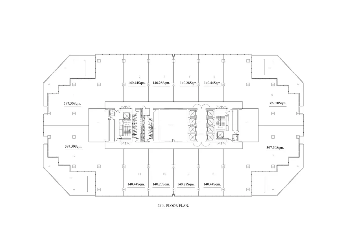ผังชั้น - อาคาร จามจุรีสแควร์ ผังชั้น - อาคาร จามจุรีสแควร์
