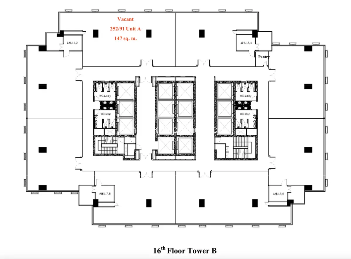 ผังชั้น - อาคารเมืองไทยภัทรคอมเพล็กซ์ ผังชั้น - อาคารเมืองไทยภัทรคอมเพล็กซ์