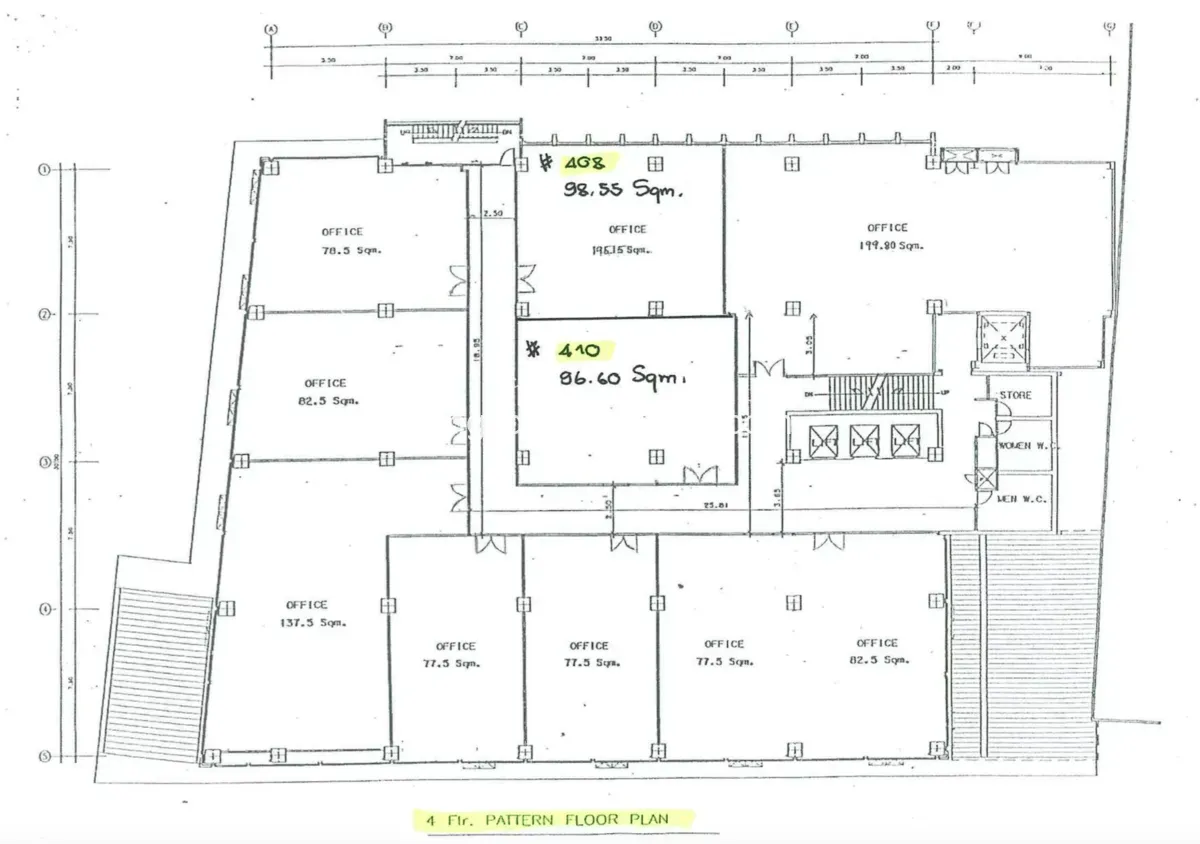 Floor Plan - Thaniya Building ( BTS WING) Floor Plan - Thaniya Building ( BTS WING)