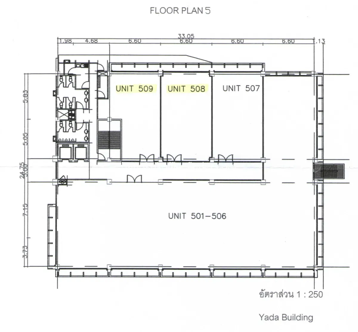 ผังชั้น - อาคารญาดา ผังชั้น - อาคารญาดา