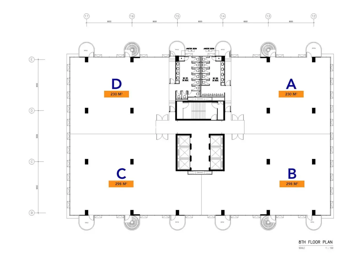 ผังชั้น - อาคารสาธรธานี 2 ผังชั้น - อาคารสาธรธานี 2
