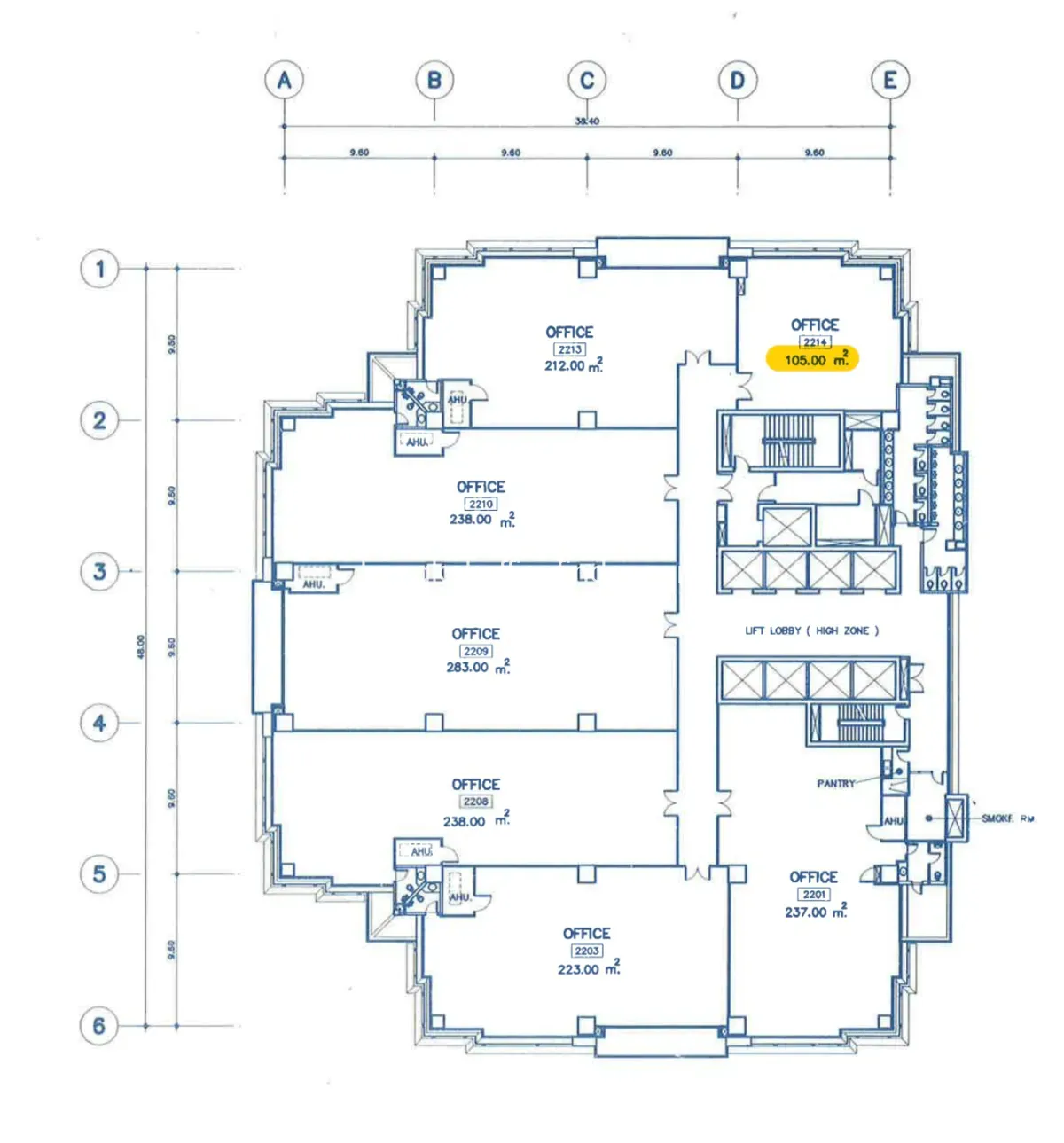 Floor Plan - Bangkok Insurance Building Floor Plan - Bangkok Insurance Building
