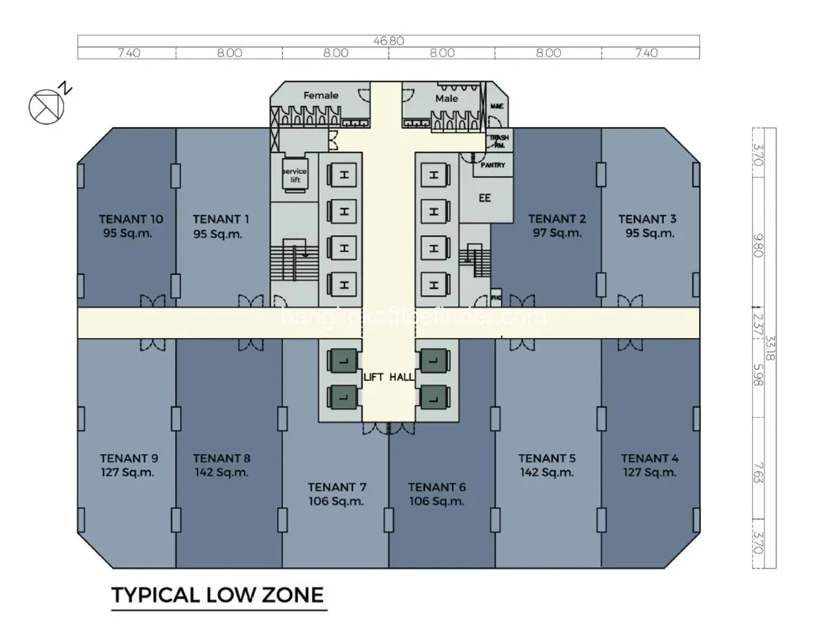 Floor Plan - MS Siam Tower Floor Plan - MS Siam Tower