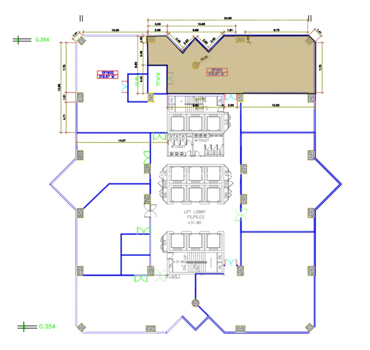ผังชั้น - อาคารเซ็นทรัลซิตี้ ทาวเวอร์ ผังชั้น - อาคารเซ็นทรัลซิตี้ ทาวเวอร์