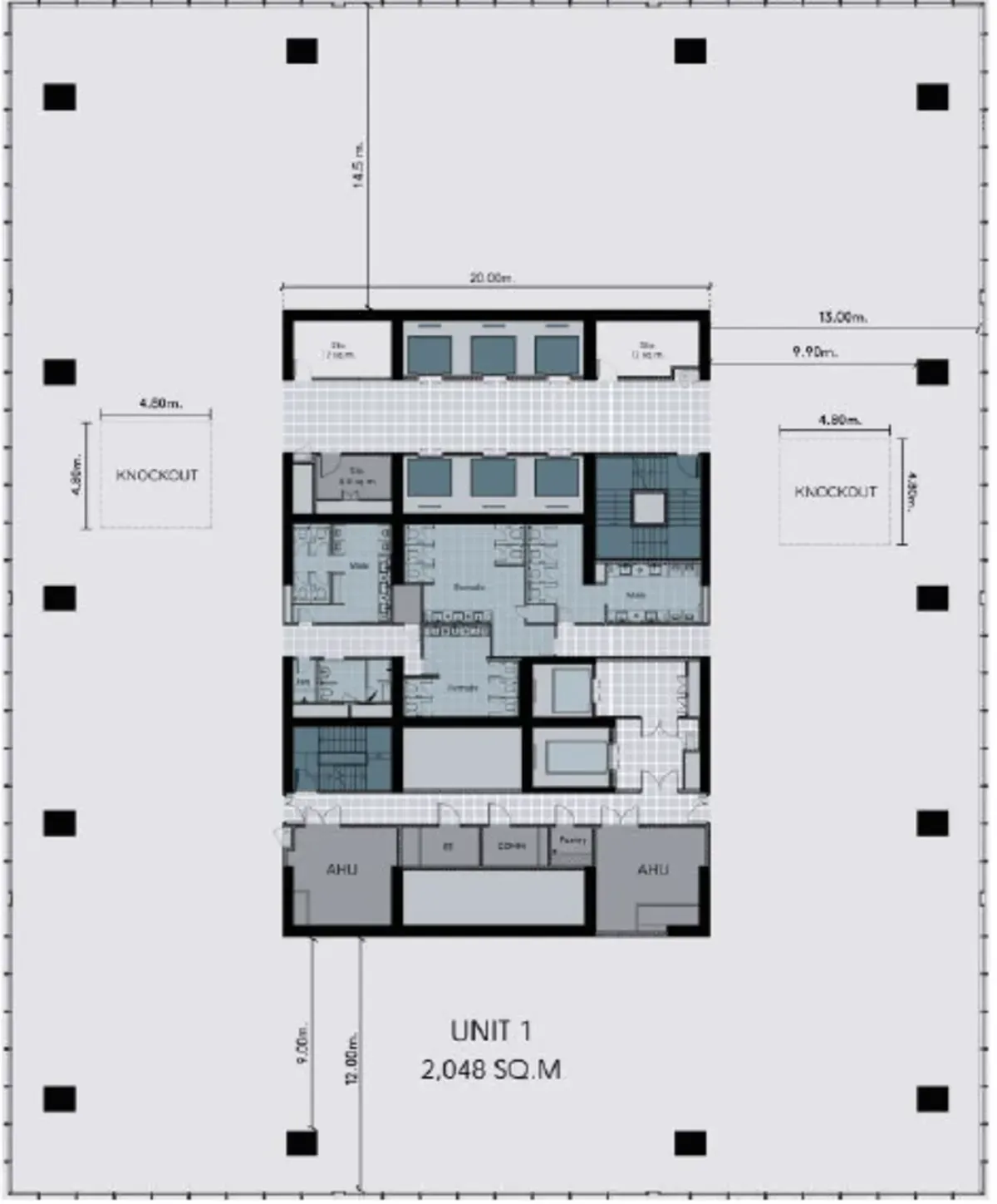 ผังชั้น - อาคารพาร์ค สีลม ผังชั้น - อาคารพาร์ค สีลม