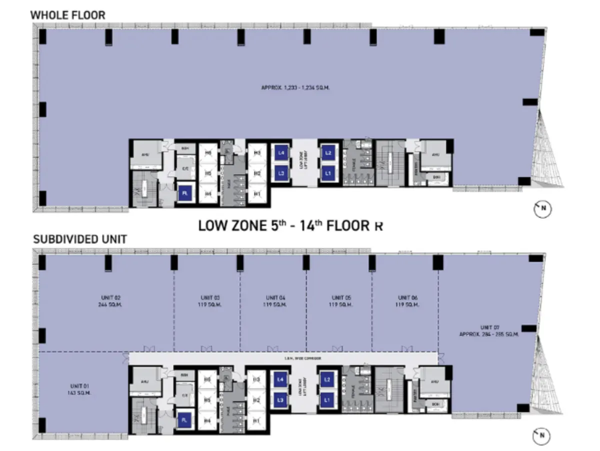 ผังชั้น - 66 ทาวเวอร์ ผังชั้น - 66 ทาวเวอร์