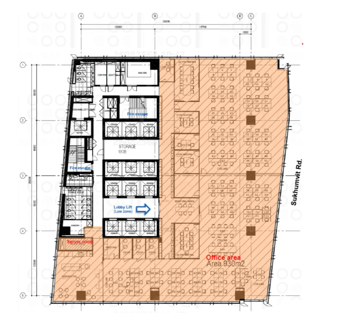 Floor Plan - UOB Plaza Bangkok Floor Plan - UOB Plaza Bangkok